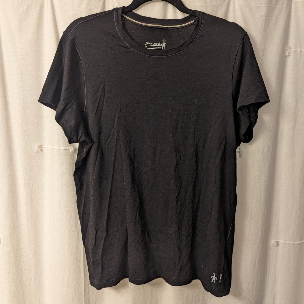 Smartwool | Merino Short Sleeve Tee Plus - Black - Size 1X